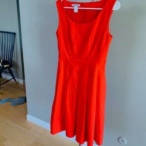 Oscar de la Renta red dress